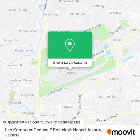 Peta Lab Komputer Gedung F Politeknik Negeri Jakarta