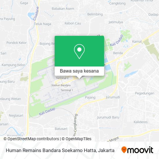 Peta Human Remains Bandara Soekarno Hatta