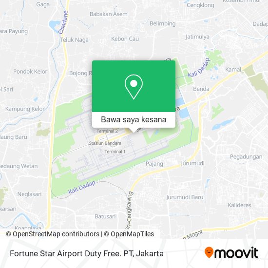 Peta Fortune Star Airport Duty Free. PT