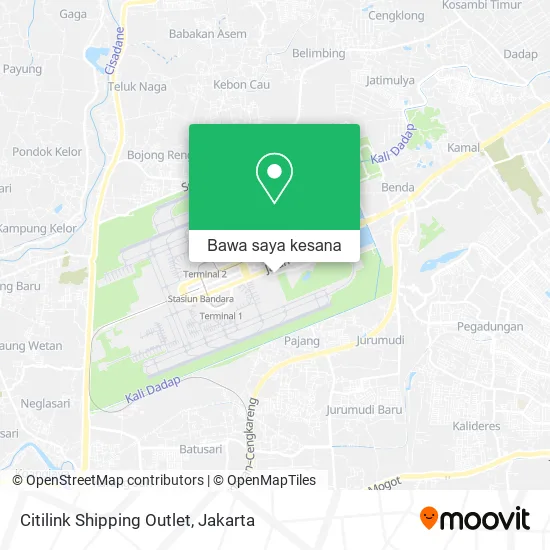 Peta Citilink Shipping Outlet