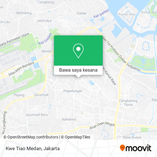 Peta Kwe Tiao Medan