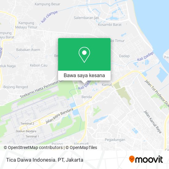 Peta Tica Daiwa Indonesia. PT