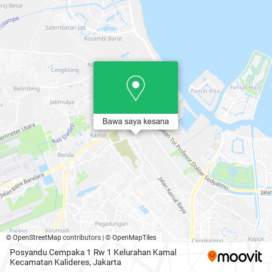 Peta Posyandu Cempaka 1 Rw 1 Kelurahan Kamal Kecamatan Kalideres