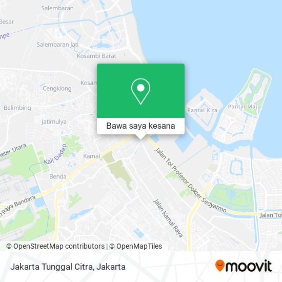 Peta Jakarta Tunggal Citra
