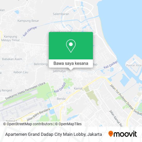 Peta Apartemen Grand Dadap City Main Lobby