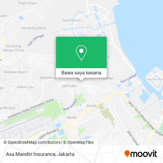 Peta Axa Mandiri Insurance