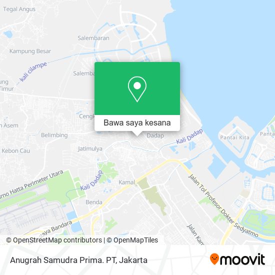 Peta Anugrah Samudra Prima. PT