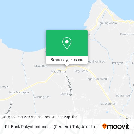 Peta Pt. Bank Rakyat Indonesia (Persero) Tbk