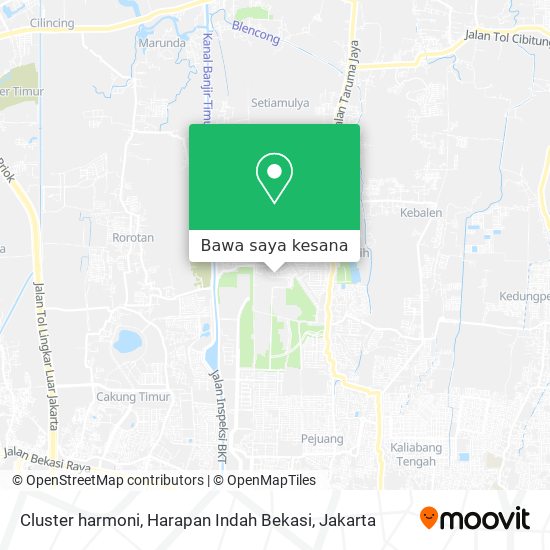 Peta Cluster harmoni, Harapan Indah Bekasi