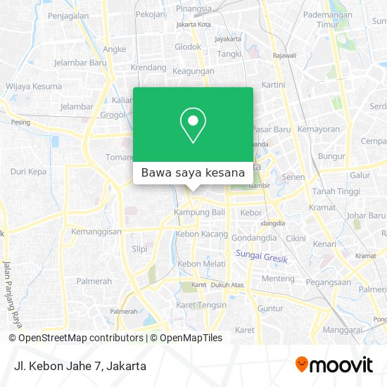 Peta Jl. Kebon Jahe 7
