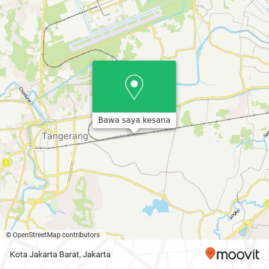 Peta Kota Jakarta Barat
