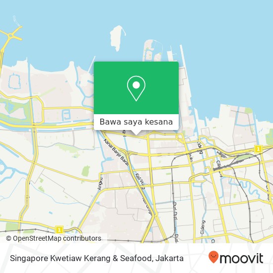 Peta Singapore Kwetiaw Kerang & Seafood