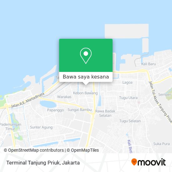 Peta Terminal Tanjung Priuk