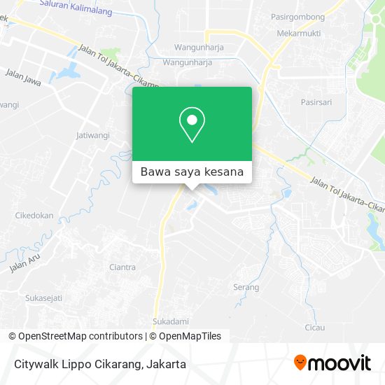 Peta Citywalk Lippo Cikarang