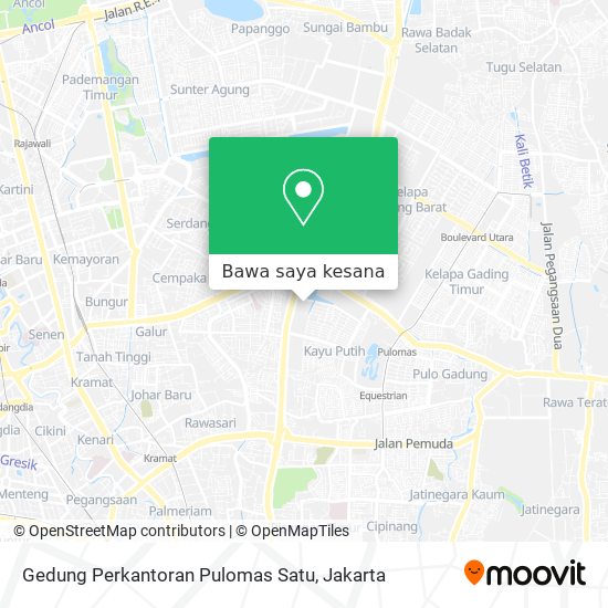 Peta Gedung Perkantoran Pulomas Satu