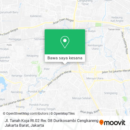 Peta Jl. Tanah Koja Rt.02 Rw. 08 Durikosambi Cengkareng Jakarta Barat