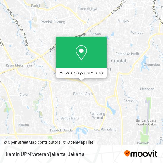 Peta kantin UPN"veteran"jakarta