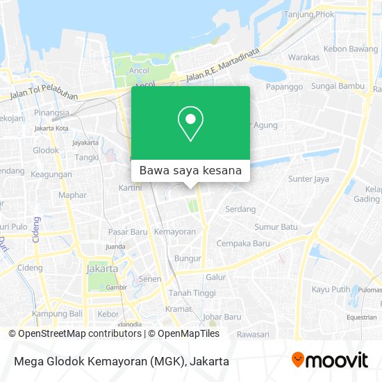 Peta Mega Glodok Kemayoran (MGK)