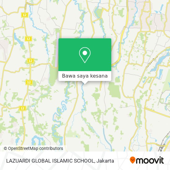 Peta LAZUARDI GLOBAL ISLAMIC SCHOOL