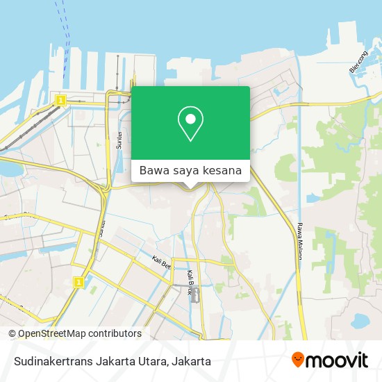 Peta Sudinakertrans Jakarta Utara