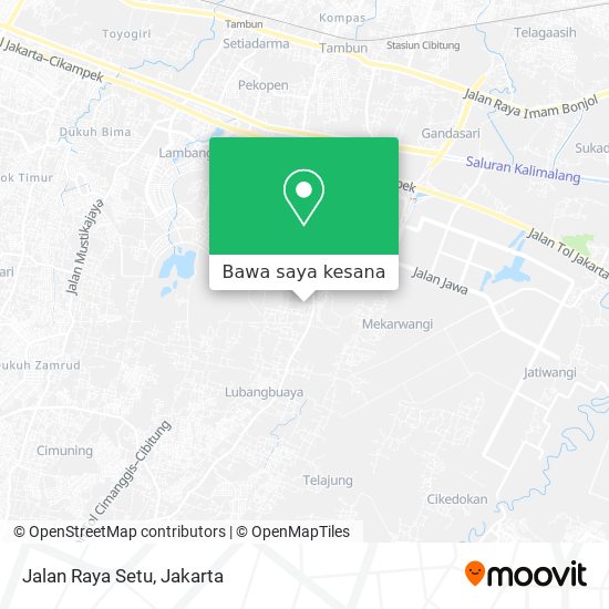 Peta Jalan Raya Setu