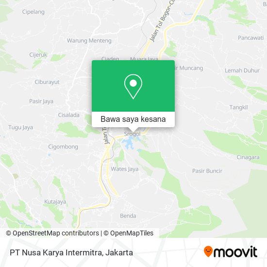 Peta PT Nusa Karya Intermitra
