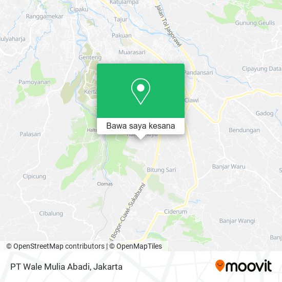 Peta PT Wale Mulia Abadi