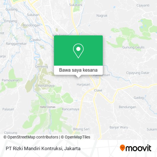 Peta PT Rizki Mandiri Kontruksi