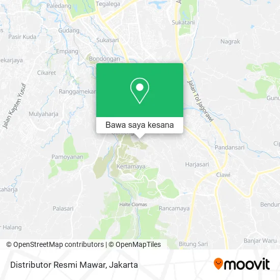 Peta Distributor Resmi Mawar