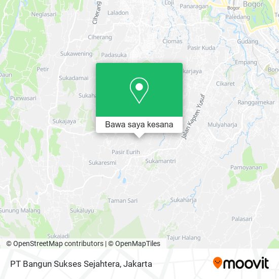 Peta PT Bangun Sukses Sejahtera