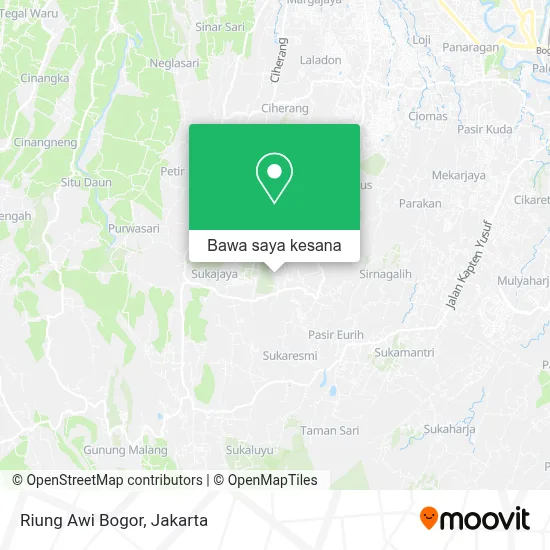 Peta Riung Awi Bogor