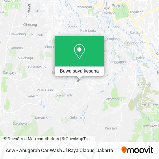 Peta Acw - Anugerah Car Wash Jl Raya Ciapus