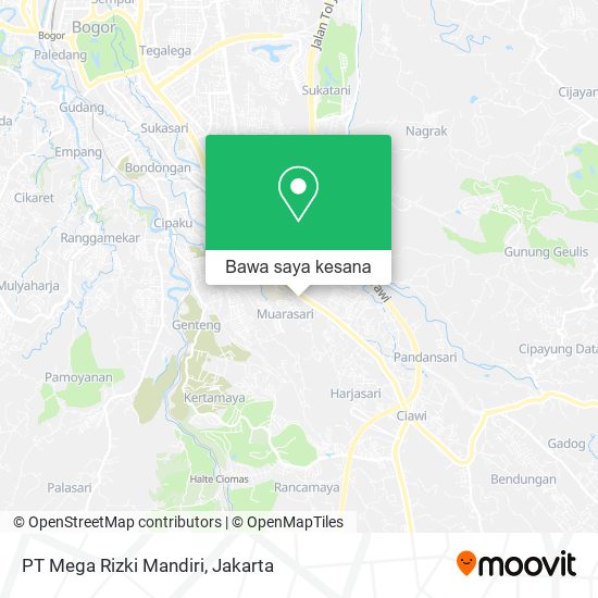 Peta PT Mega Rizki Mandiri