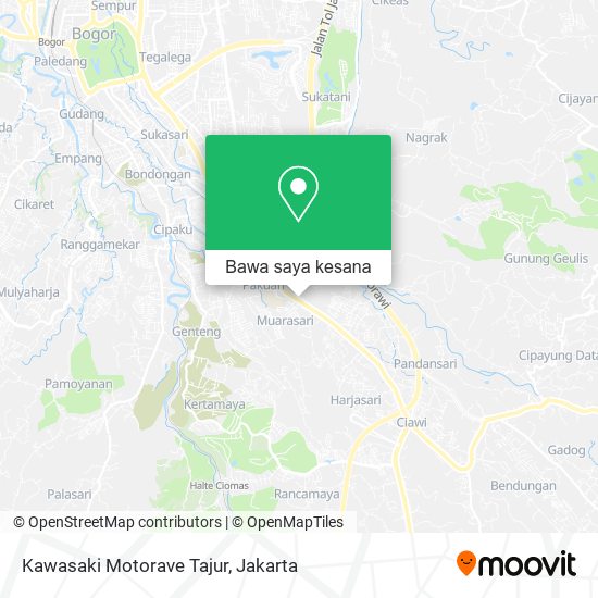Peta Kawasaki Motorave Tajur