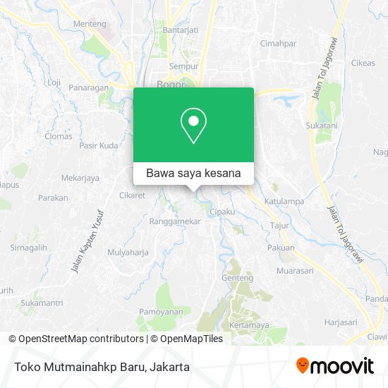 Peta Toko Mutmainahkp Baru