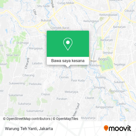 Peta Warung Teh Yanti