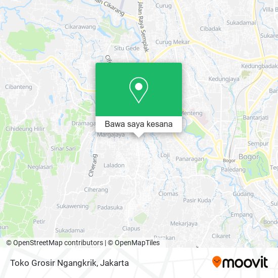 Peta Toko Grosir Ngangkrik