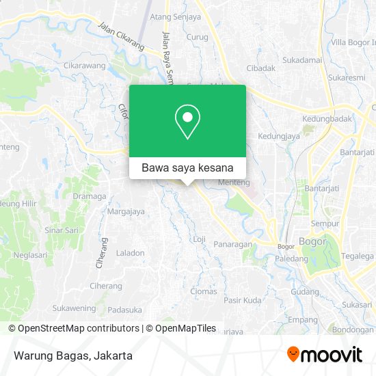 Peta Warung Bagas