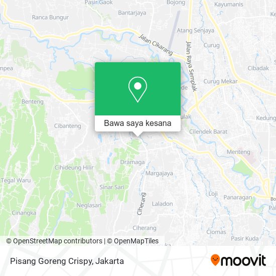 Peta Pisang Goreng Crispy