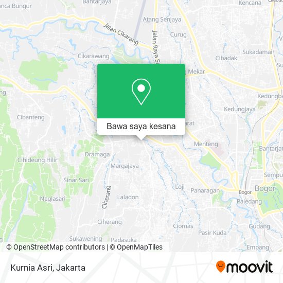 Peta Kurnia Asri