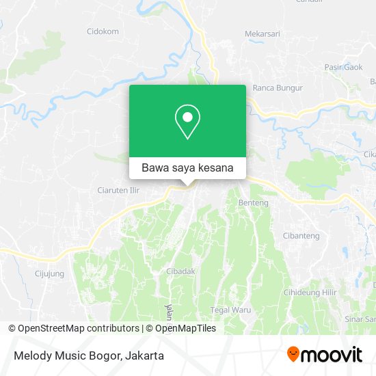 Peta Melody Music Bogor