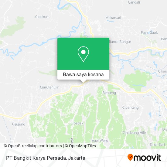 Peta PT Bangkit Karya Persada