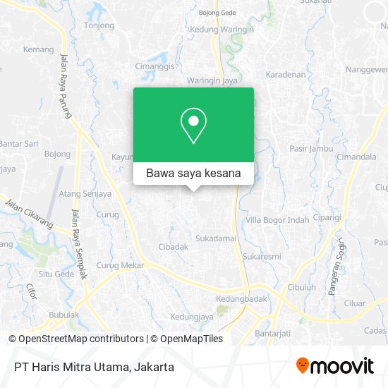 Peta PT Haris Mitra Utama