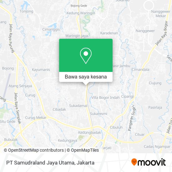 Peta PT Samudraland Jaya Utama