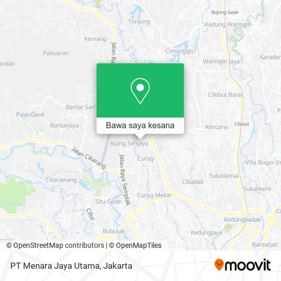 Peta PT Menara Jaya Utama