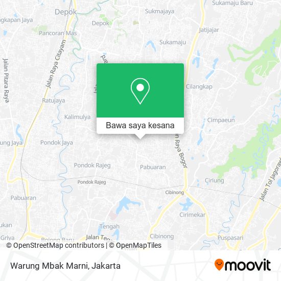 Peta Warung Mbak Marni