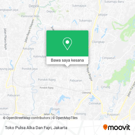 Peta Toko Pulsa Alka Dan Fajri