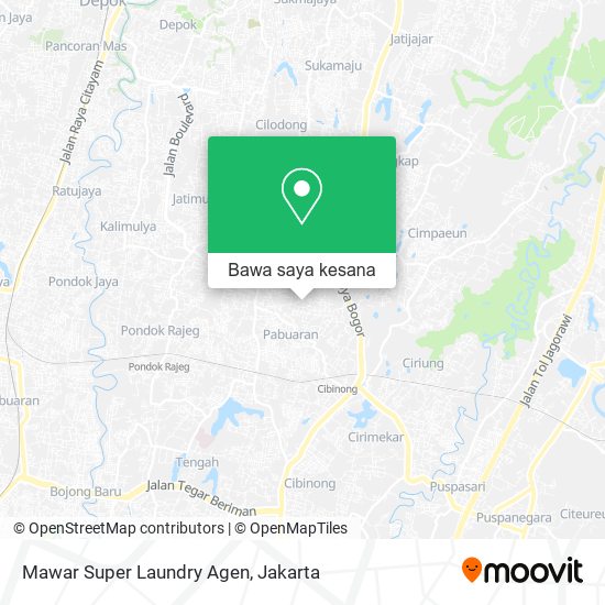 Peta Mawar Super Laundry Agen