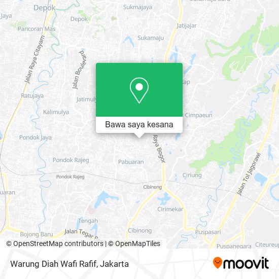 Peta Warung Diah Wafi Rafif