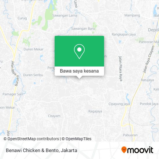 Peta Benawi Chicken & Bento